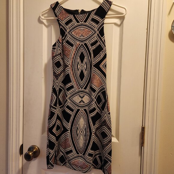 Speechless Junior's Printed Silky Knit Bodycon Dress Size 3 DISCOUNTED SHIPPING - Picture 2 of 7